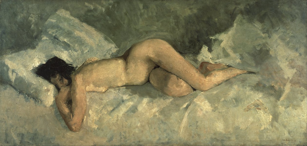 Ležící akt od George Hendrik Breitner