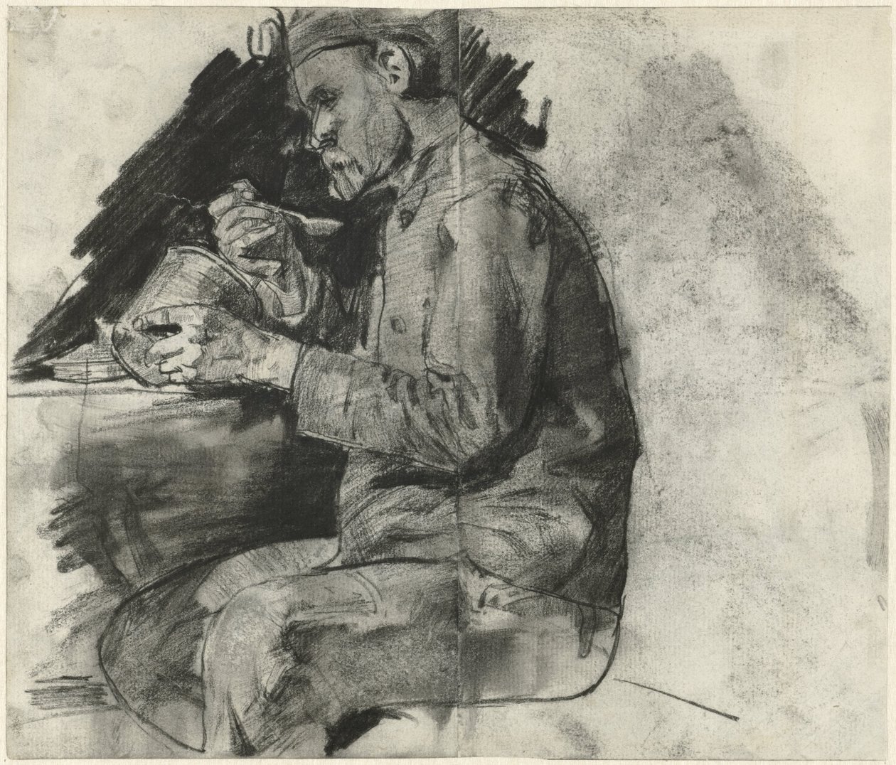 Voják, který právě jí od George Hendrik Breitner