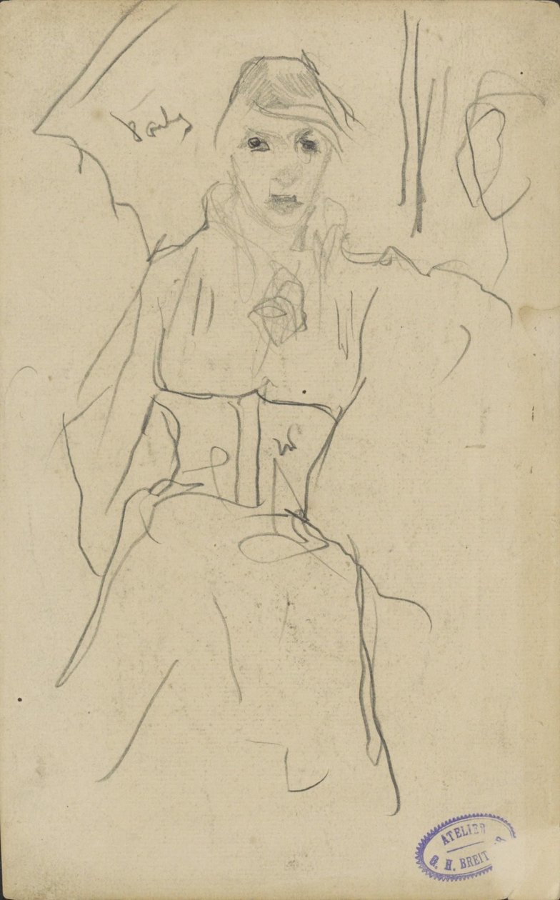 stojící žena od George Hendrik Breitner