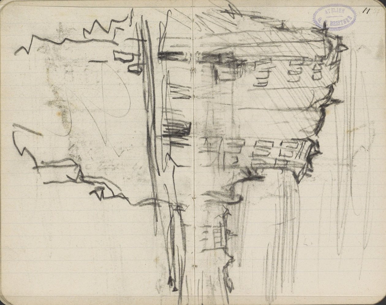 Panoráma města, možná Amsterdam od George Hendrik Breitner