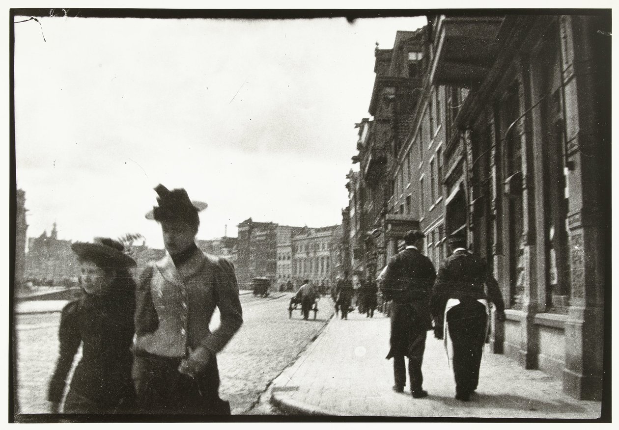 Pohled na ulici Rokin v Amsterdamu od George Hendrik Breitner