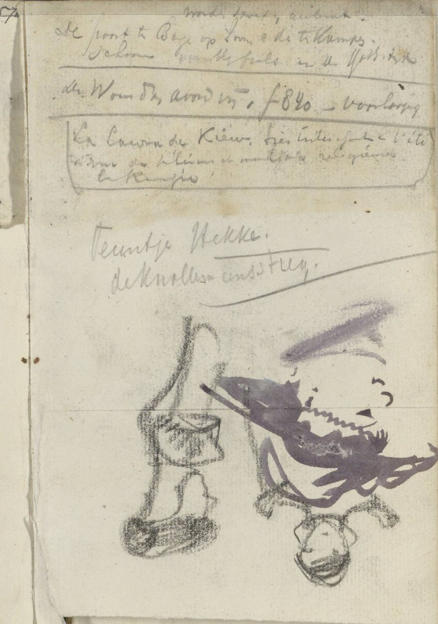 Studijní list se ženami od George Hendrik Breitner