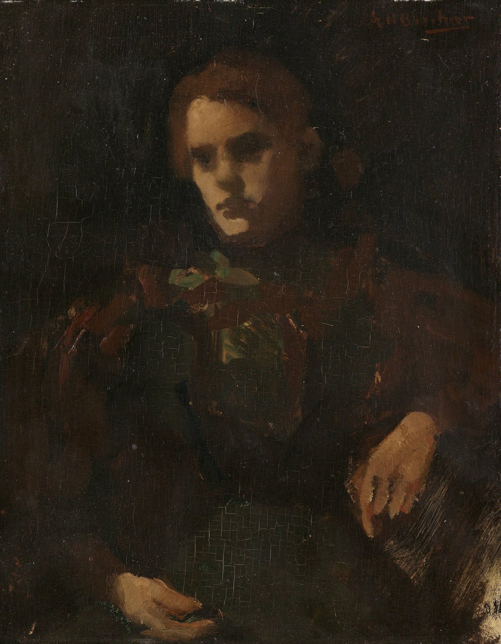 Studium podle modelu (Geesje Kwak?) od George Hendrik Breitner