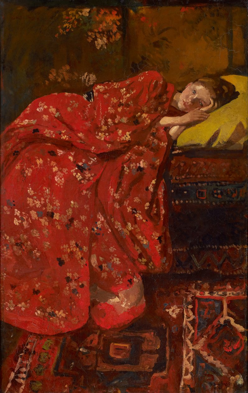 Červené kimono od George Hendrik Breitner