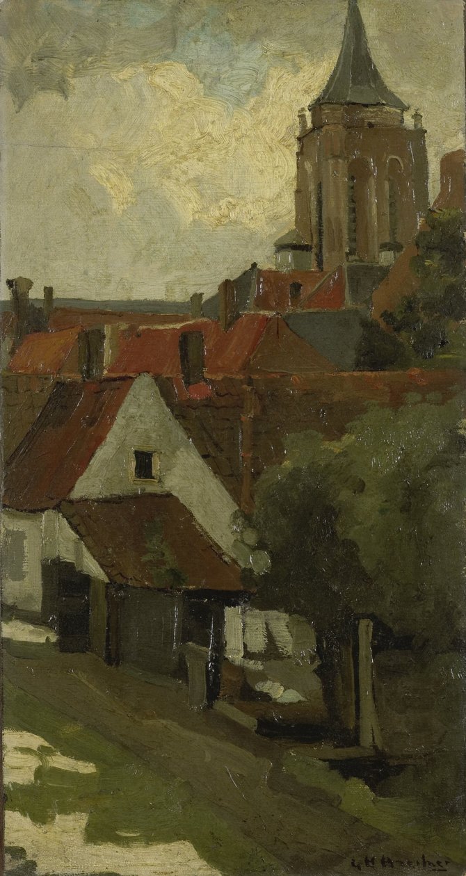Gorkumská věž od George Hendrik Breitner