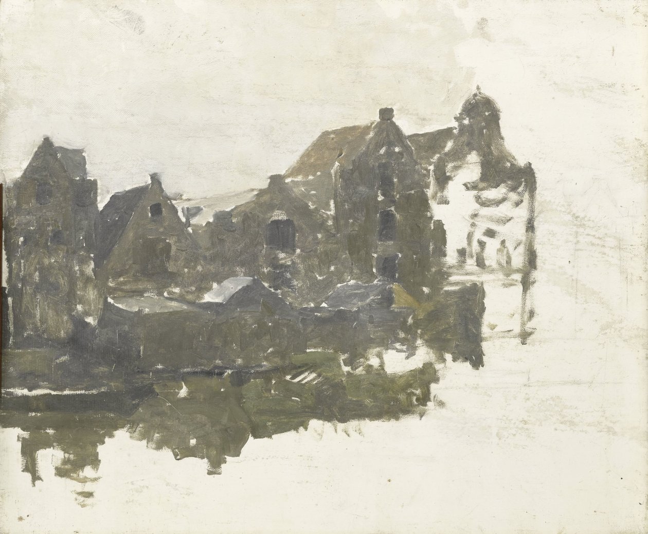 Sklady na Teertuinen na Prinseneiland, Amsterdam od George Hendrik Breitner