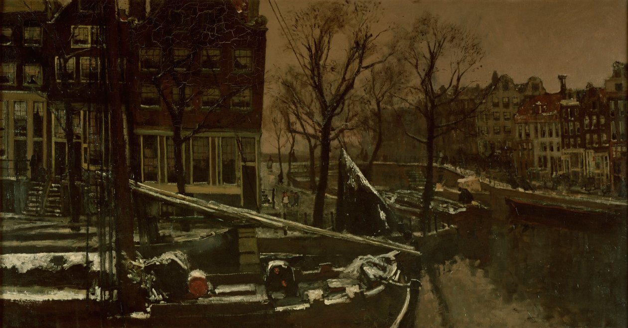Zima v Amsterdamu od George Hendrik Breitner