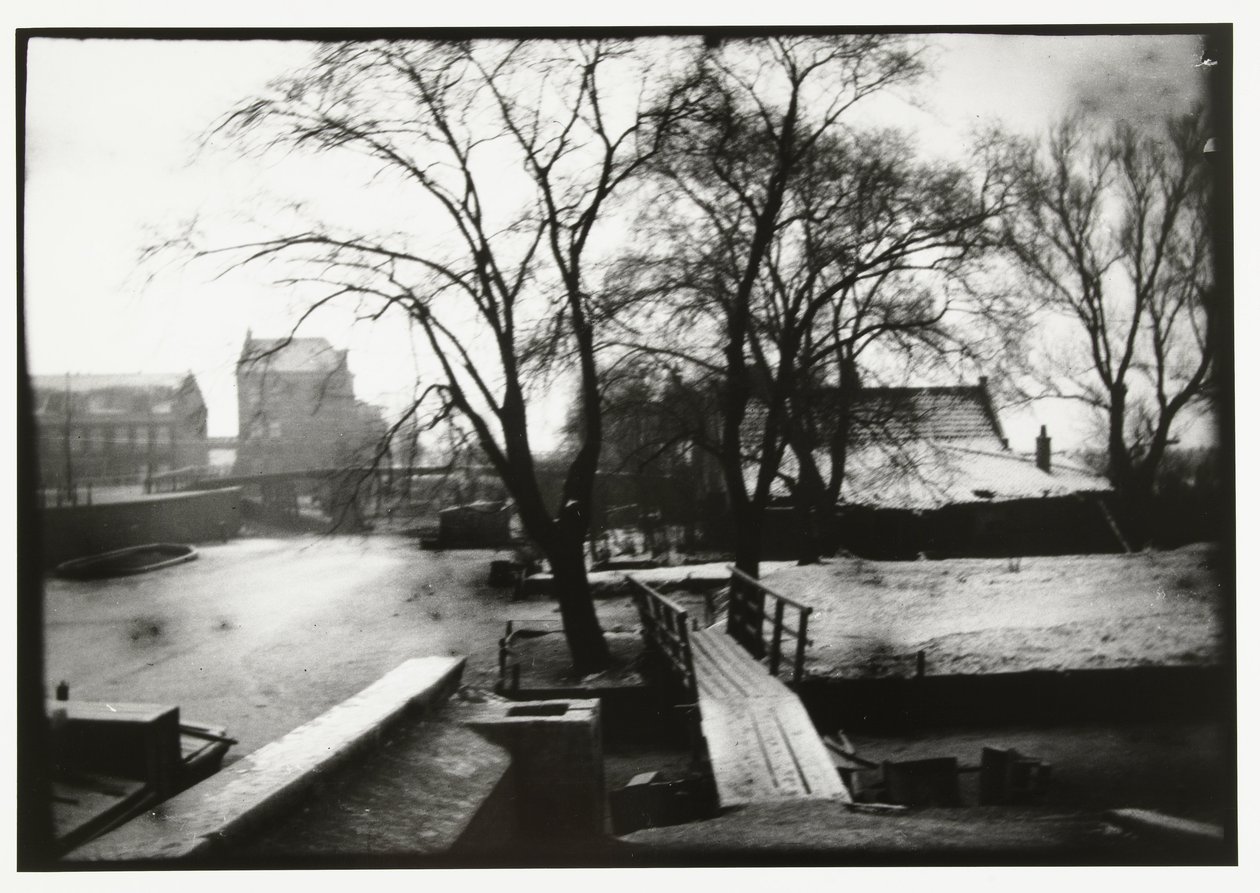 Zimní pohled na Amstel v Amsterdamu od George Hendrik Breitner