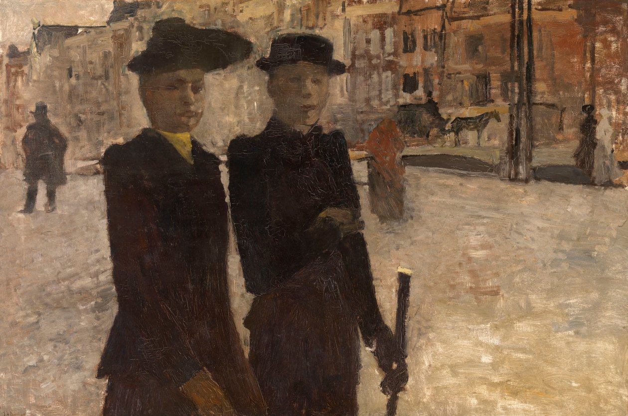 Ženy na Rokinu v Amsterdamu od George Hendrik Breitner