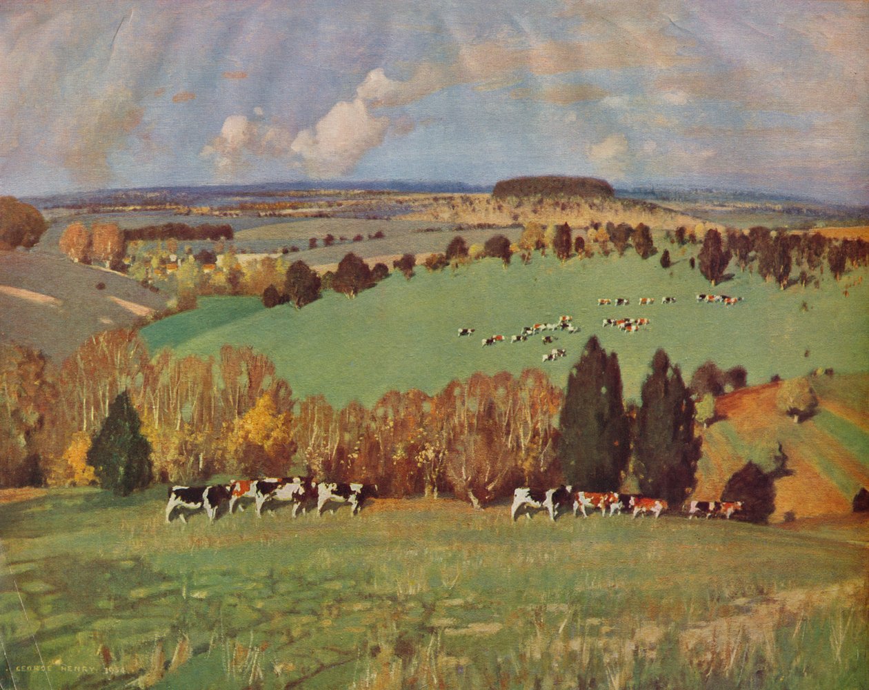 Na zelených pastvinách, 1935. od George Henry