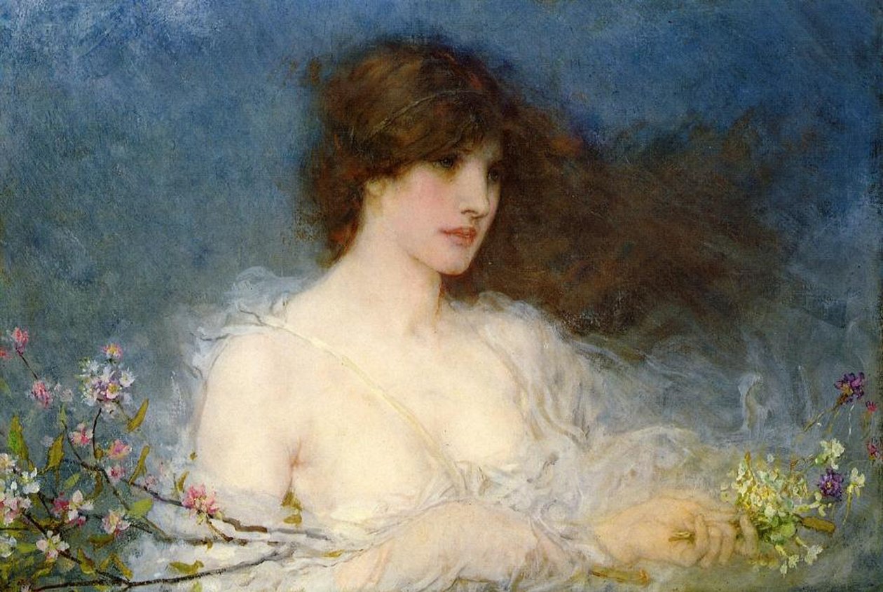 Jarní idylka od George Henry Boughton