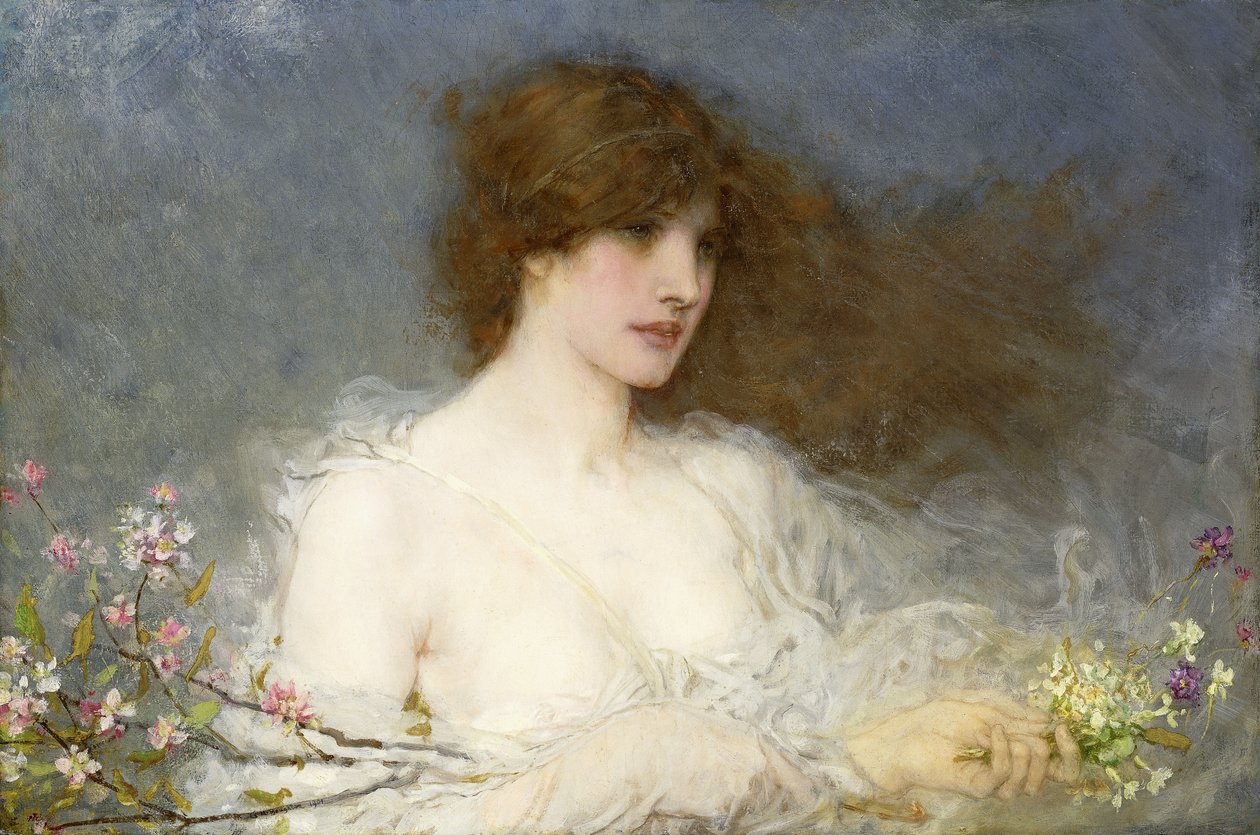 Jarní idyla, 1901 od George Henry Boughton