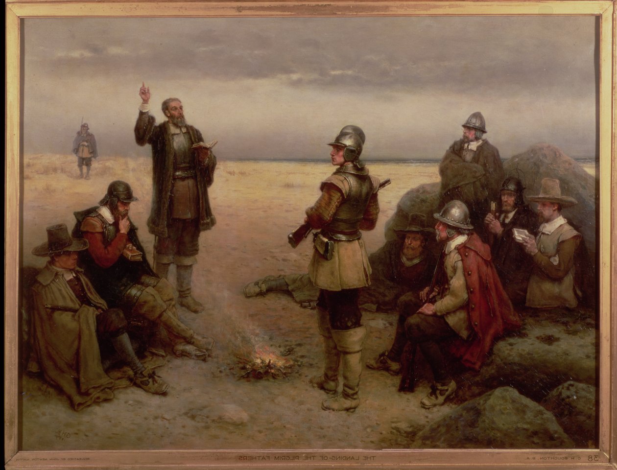 Přistání otců poutníků, 1620 od George Henry Boughton