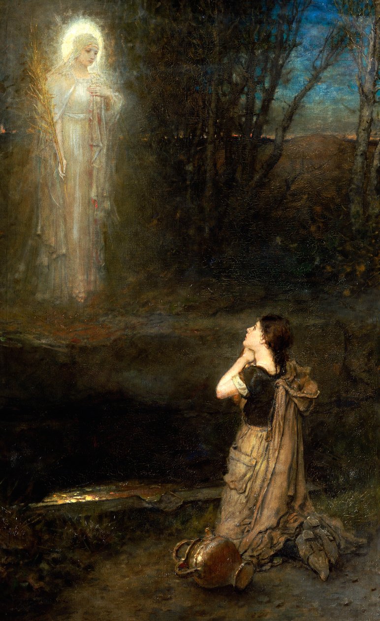 Vize u mučednické studny od George Henry Boughton
