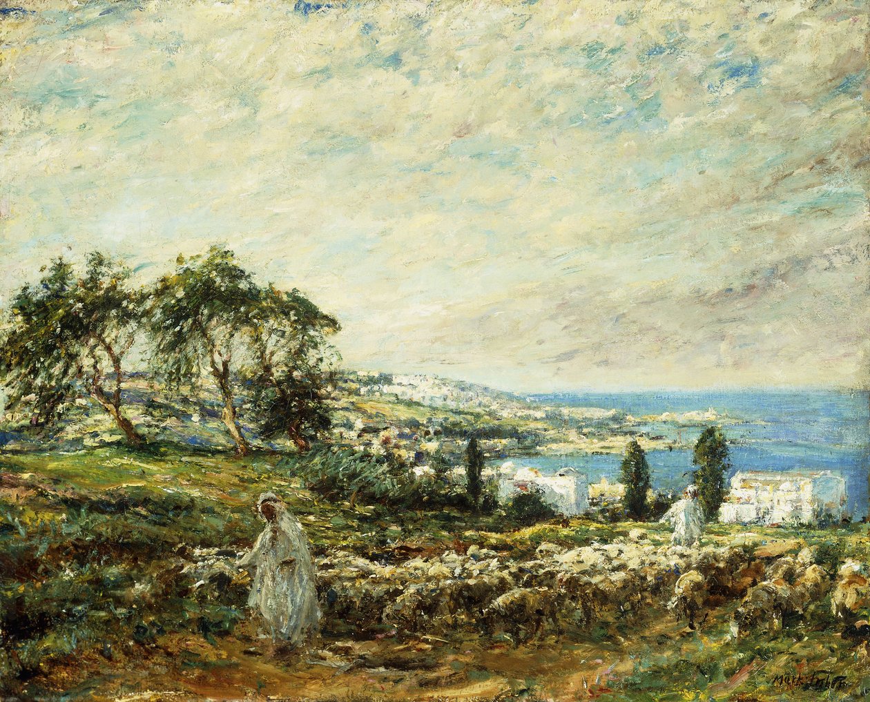 zimní večer, od George Henry Boughton