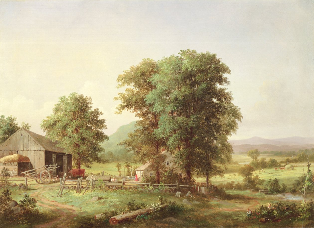 Letní krajina, 1862 od George Henry Durrie