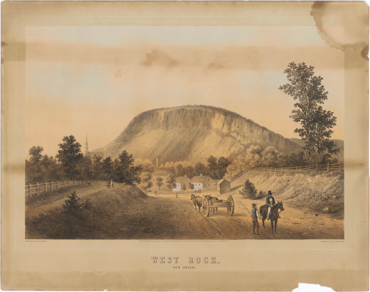 West Rock, New Haven od George Henry Durrie