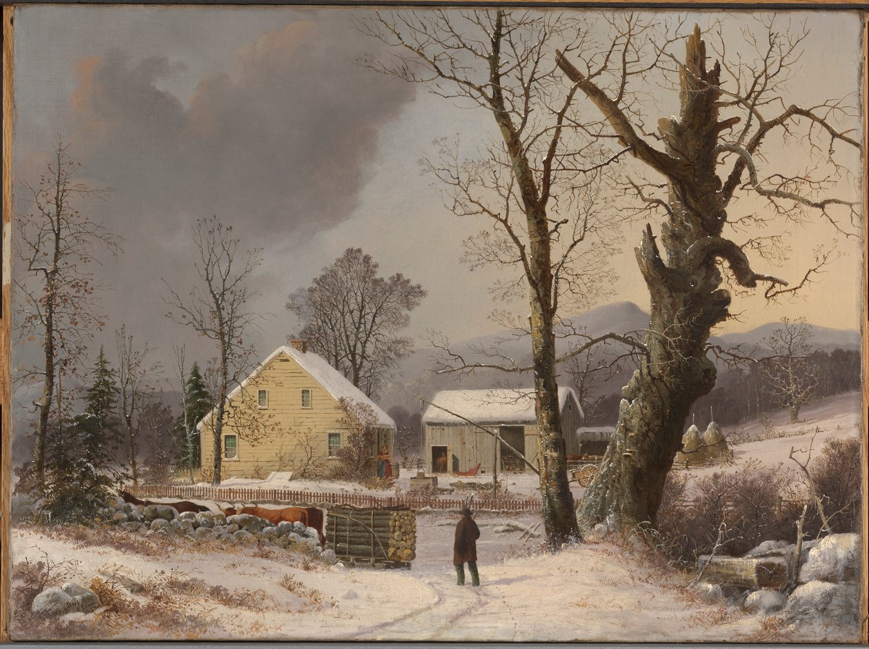 Zimní krajina od George Henry Durrie