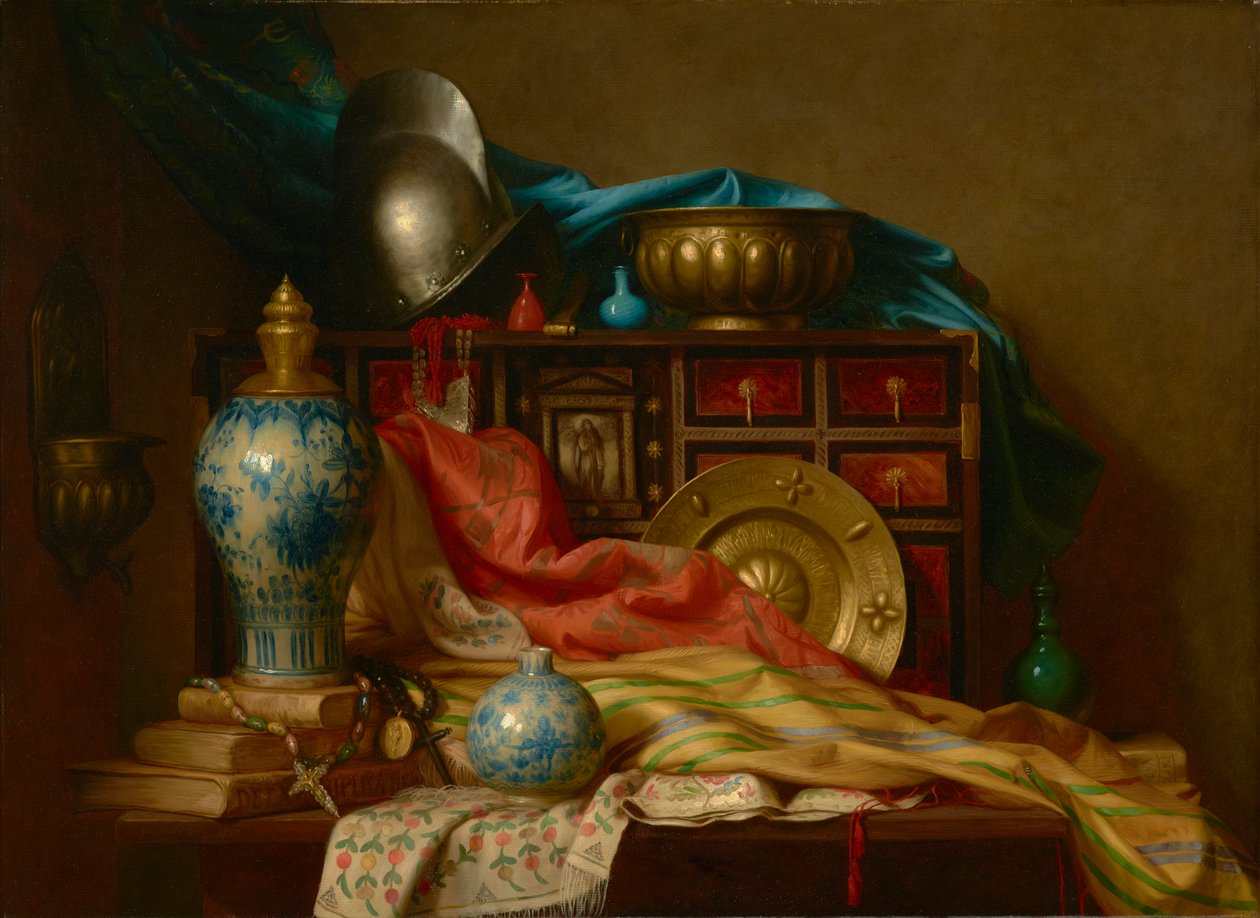 Cihly z Damašku, Říma a Sevilly 1880 (olej na plátně) od George Henry Hall