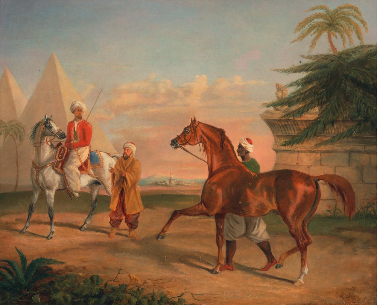 Mameluke kupuje arabského hřebce od George Henry Laporte