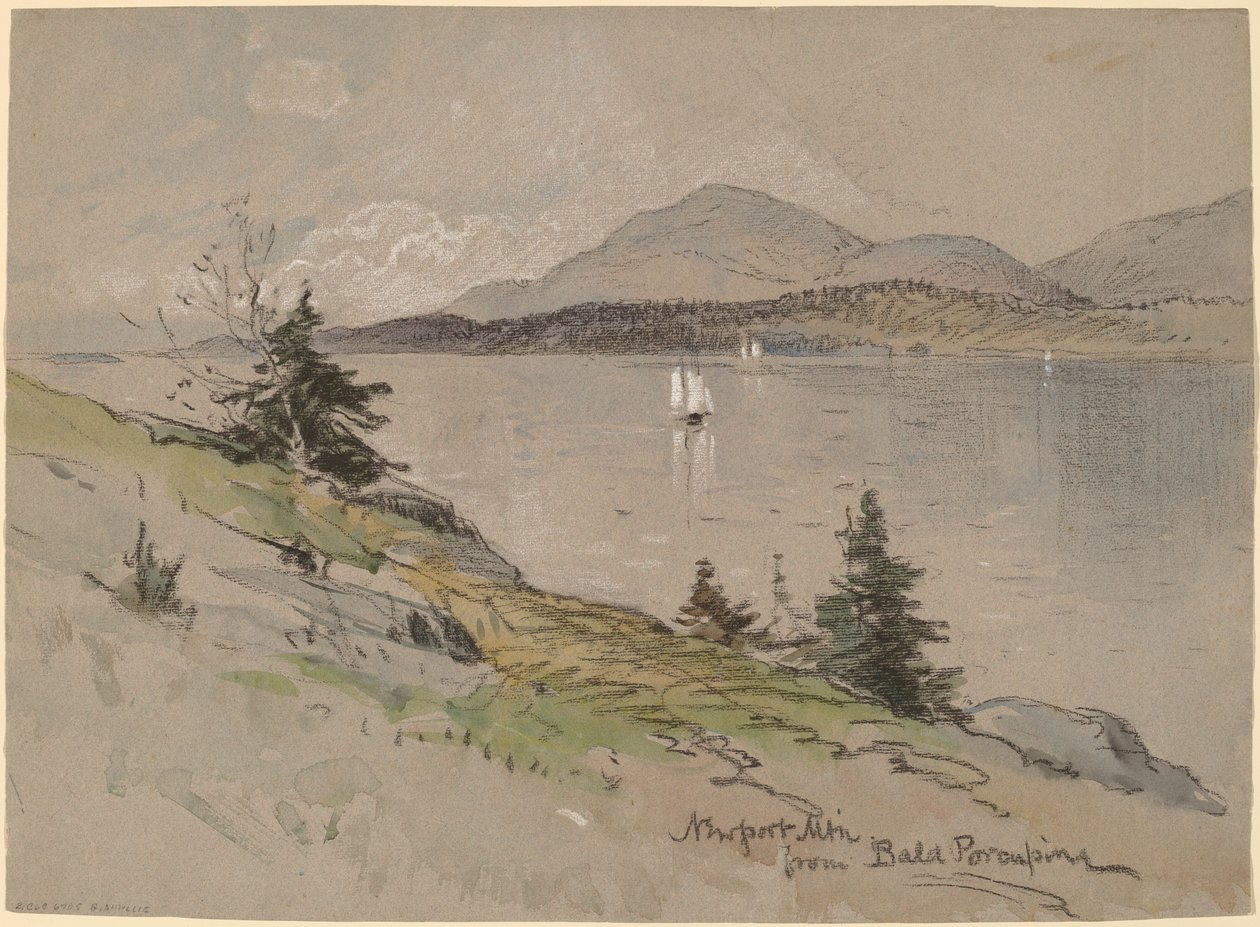 Newport Mountain z Bald Porcupine od George Henry Smillie
