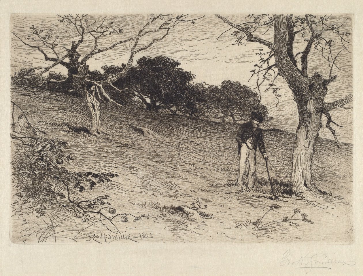 Ovocný sad od George Henry Smillie