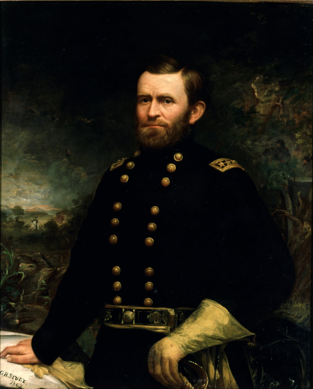 Portrét Ulyssese Simpsona Granta, 1869 od George Henry Story