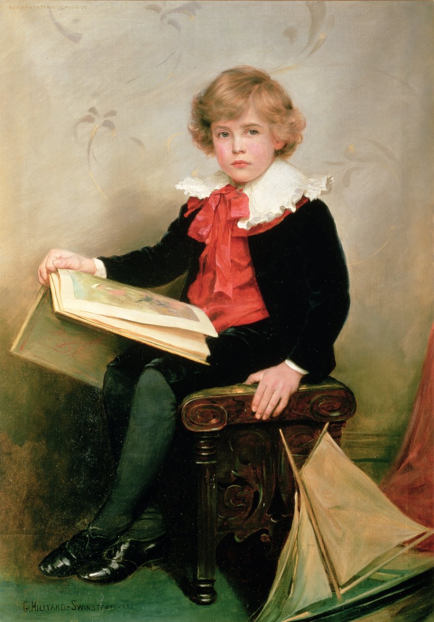 Portrét Normana Stewarta Daviese od George Hillyard Swinstead