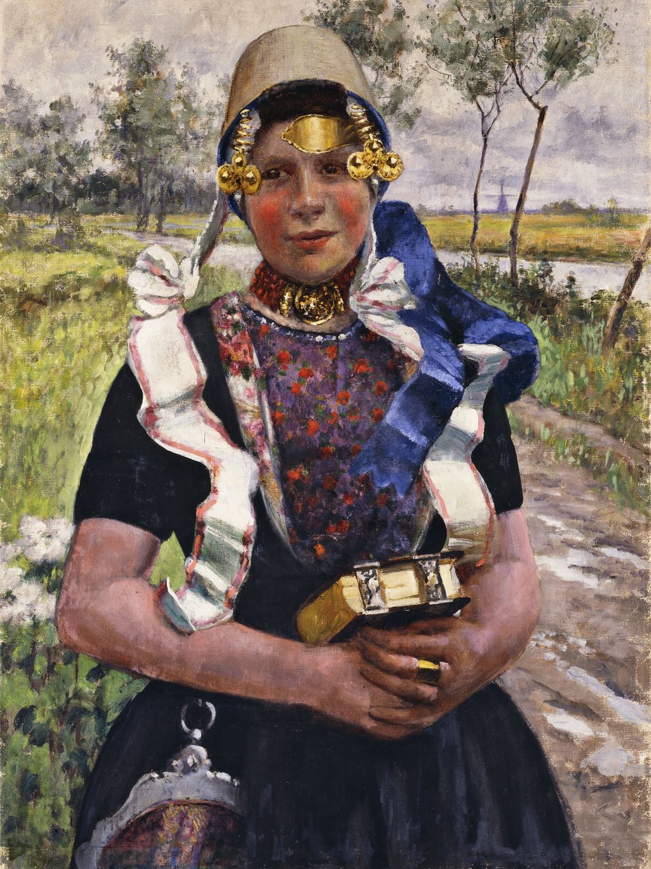 Dutch Finery, Marken Girl, od George Hitchcock