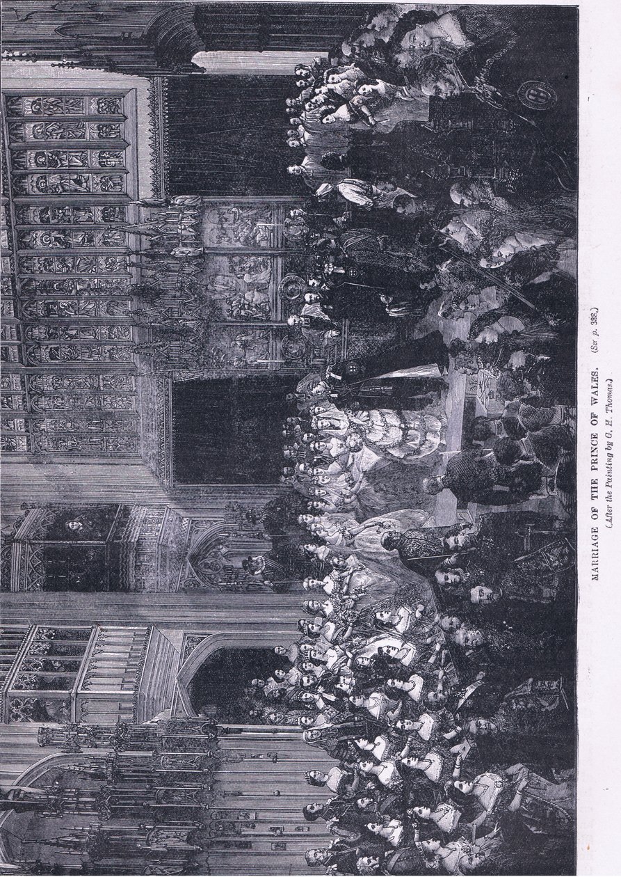 Svatba prince z Walesu od George Housman Thomas