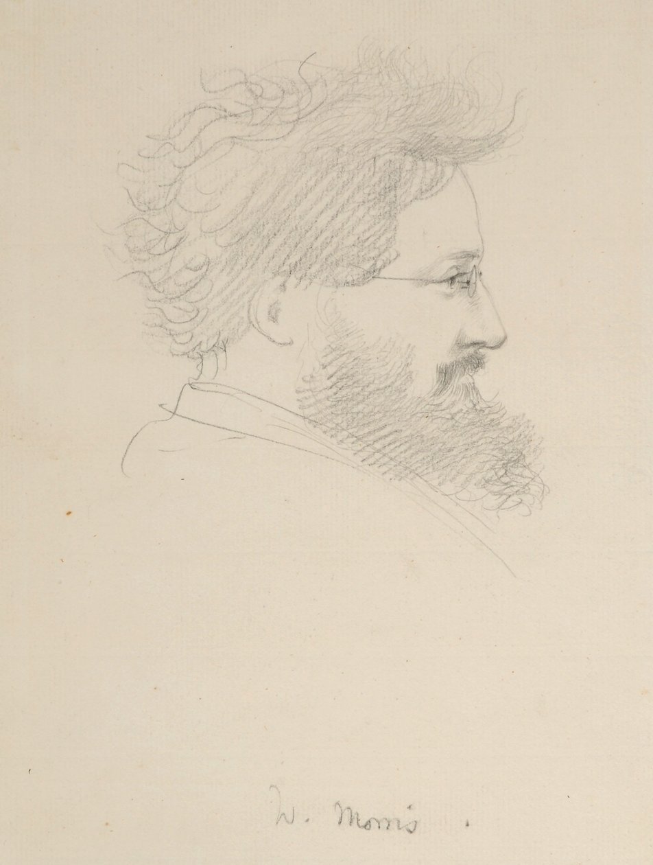 Portrét Williama Morrise, kolem roku 1875 od George Howard