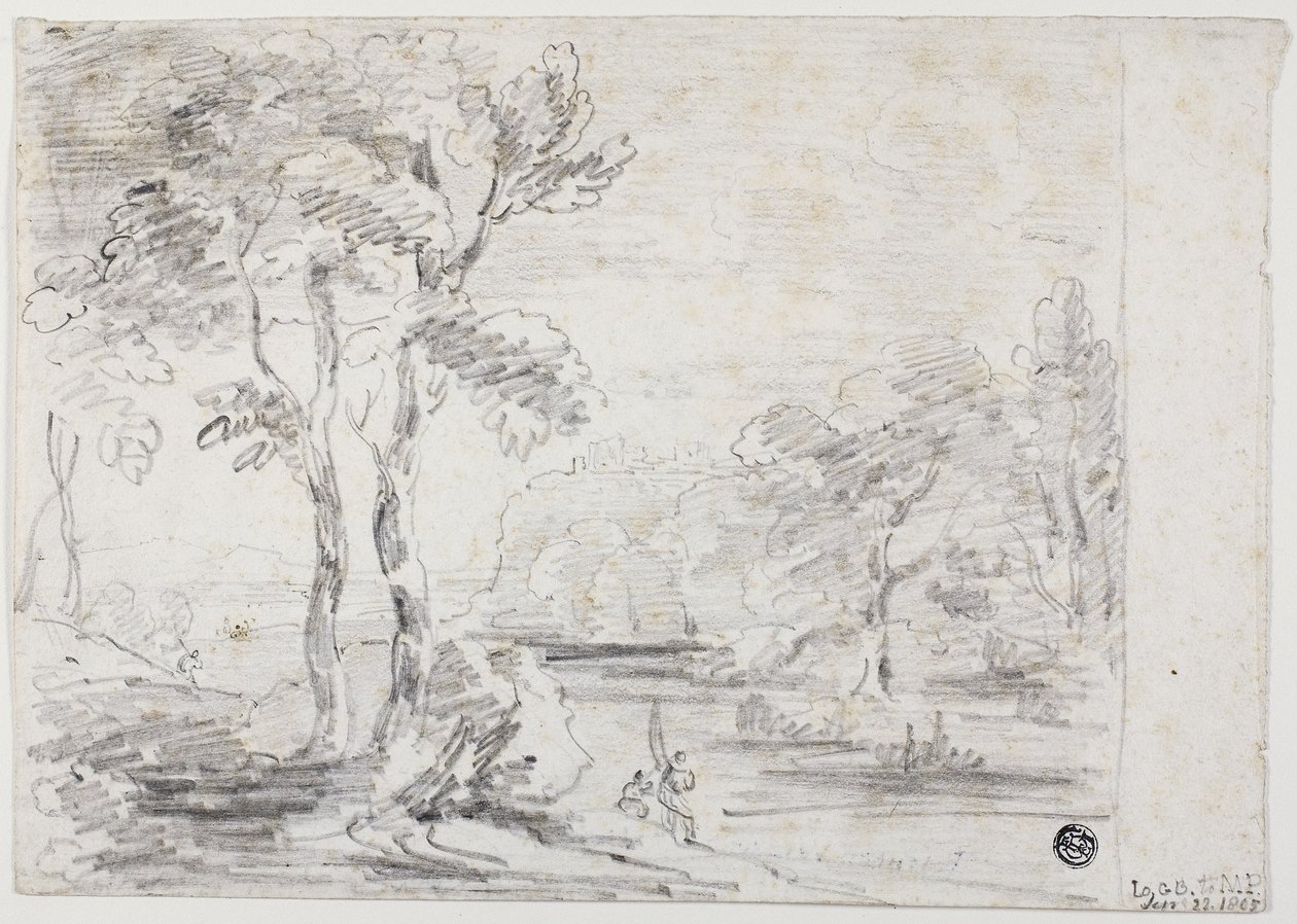 Arkádská krajina, 1805 od George Howland Beaumont