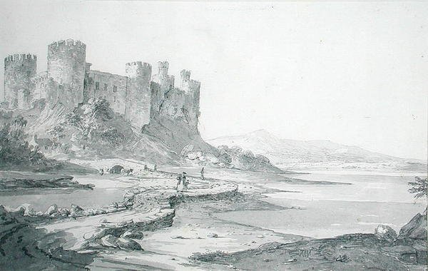 Hrad Conwy od George Howland Beaumont