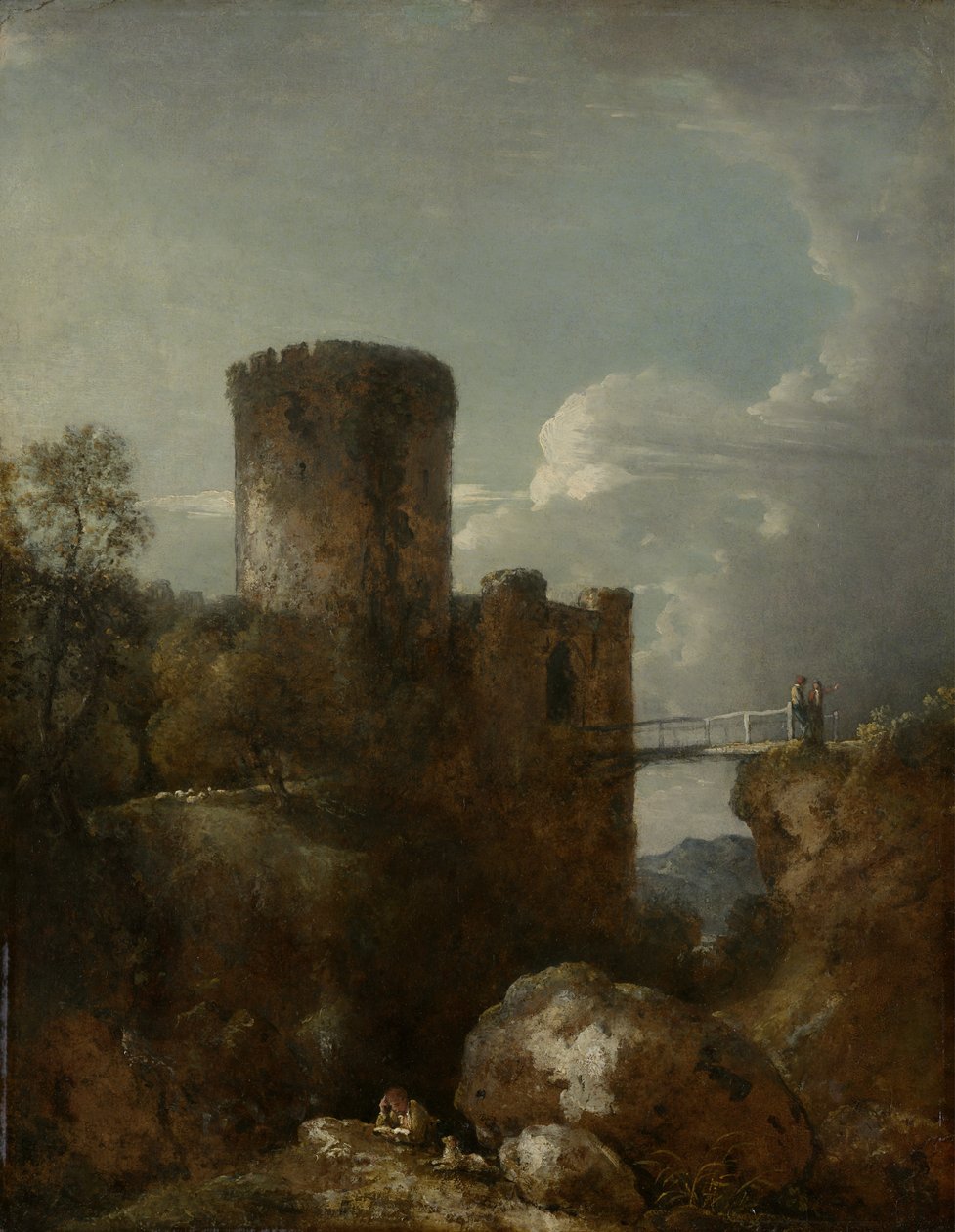 Hrad Conway, 1809 od George Howland Beaumont