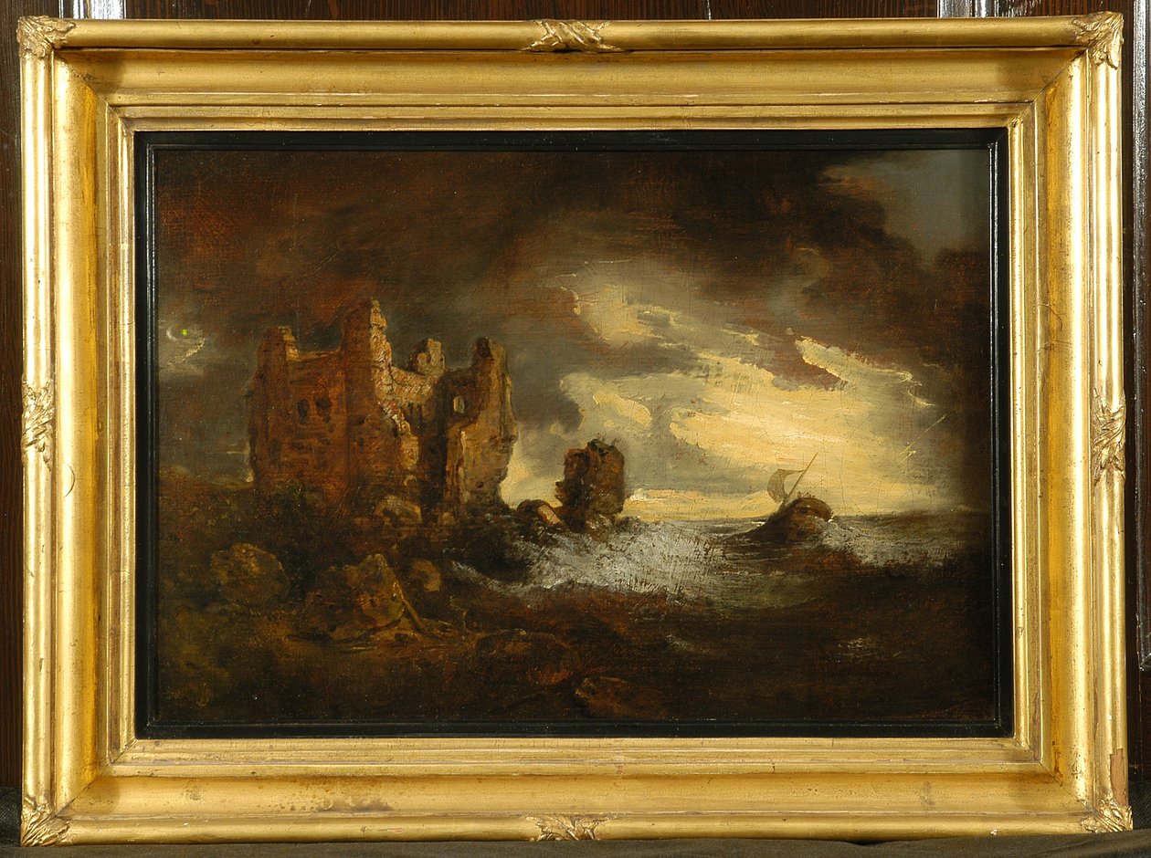 Peele Castle in a Storm, 1805 od George Howland Beaumont