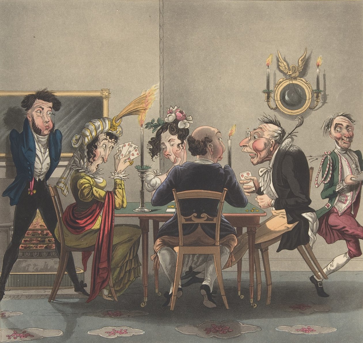 Skutečná guma! Ve Whist, ca. 1825, ca. 1825. od George Hunt
