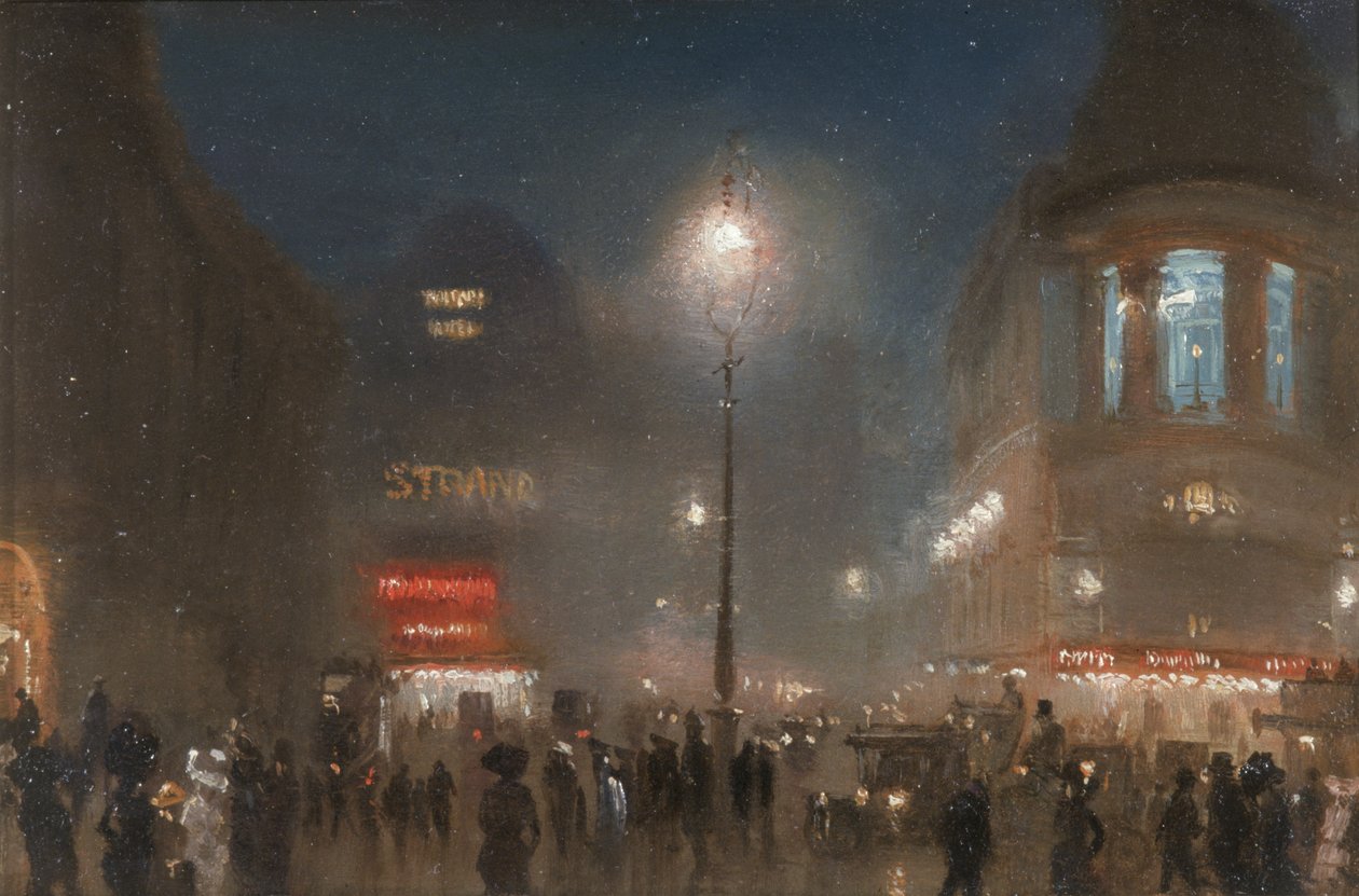 Londýnské divadlo, kolem roku 1910 od George Hyde Pownall