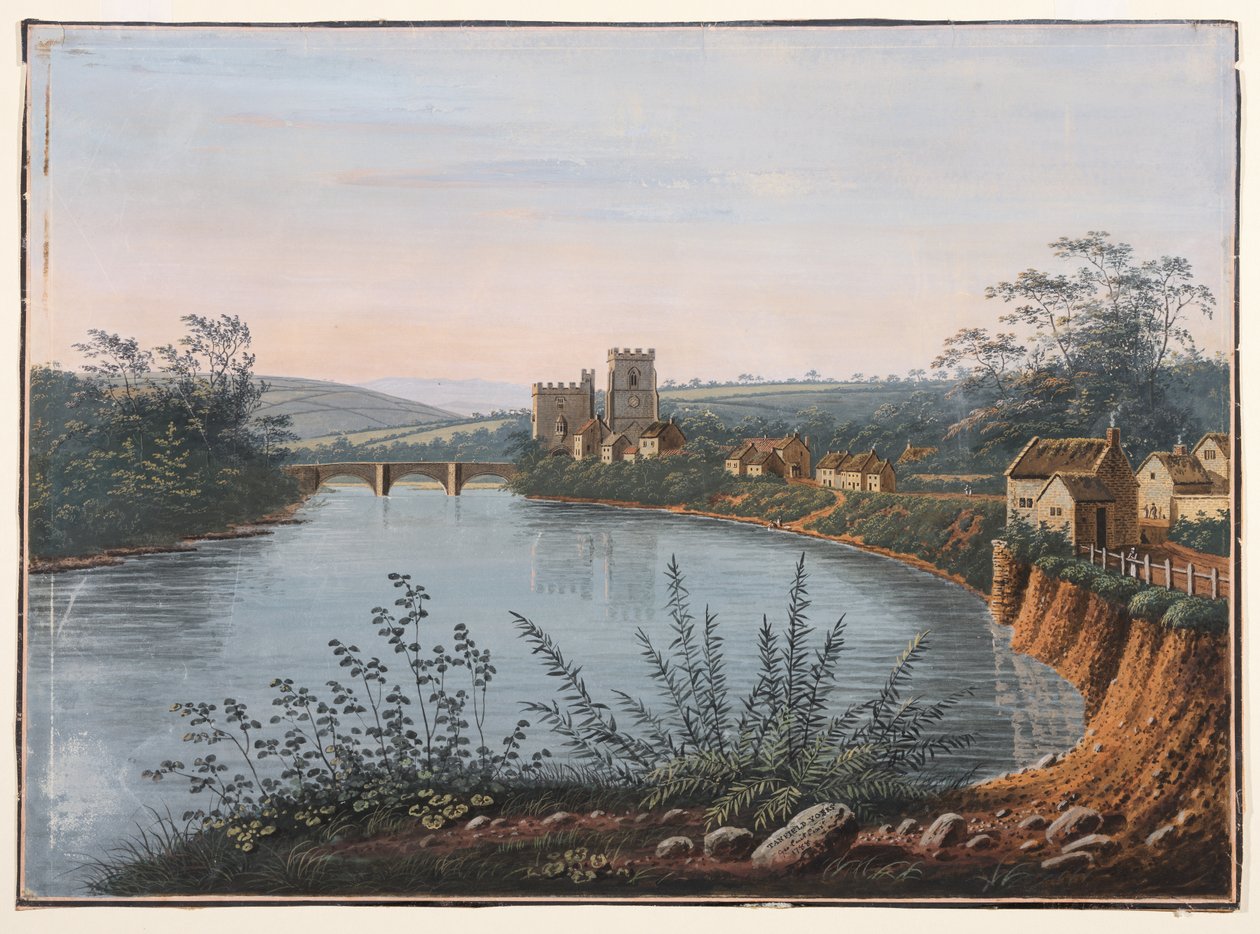 West Tanfield Ure-joella, Yorkshire od George I Cuitt