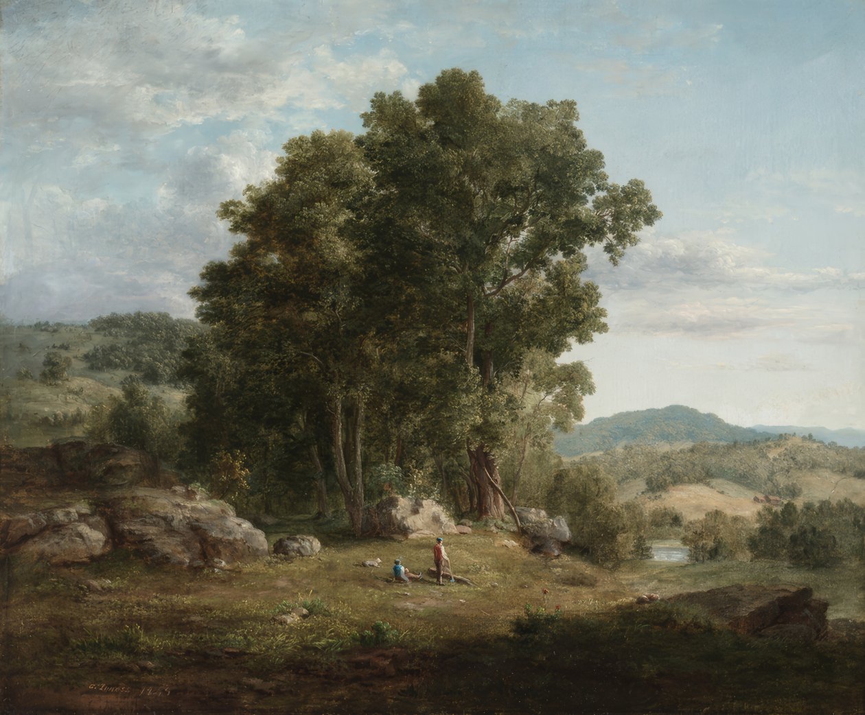 George Inness / "Dřevorubec", 1849 od George Inness