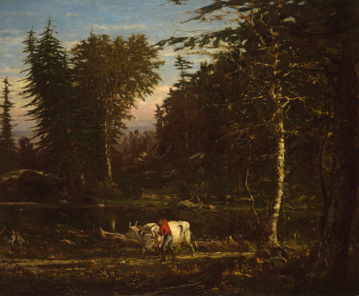 V pohoří Adirondacks od George Inness