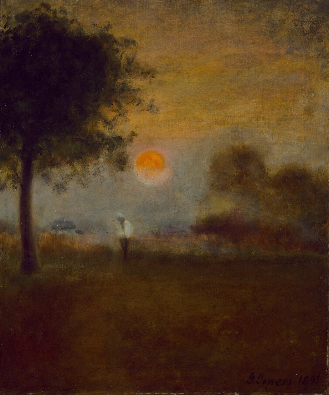Východ měsíce od George Inness