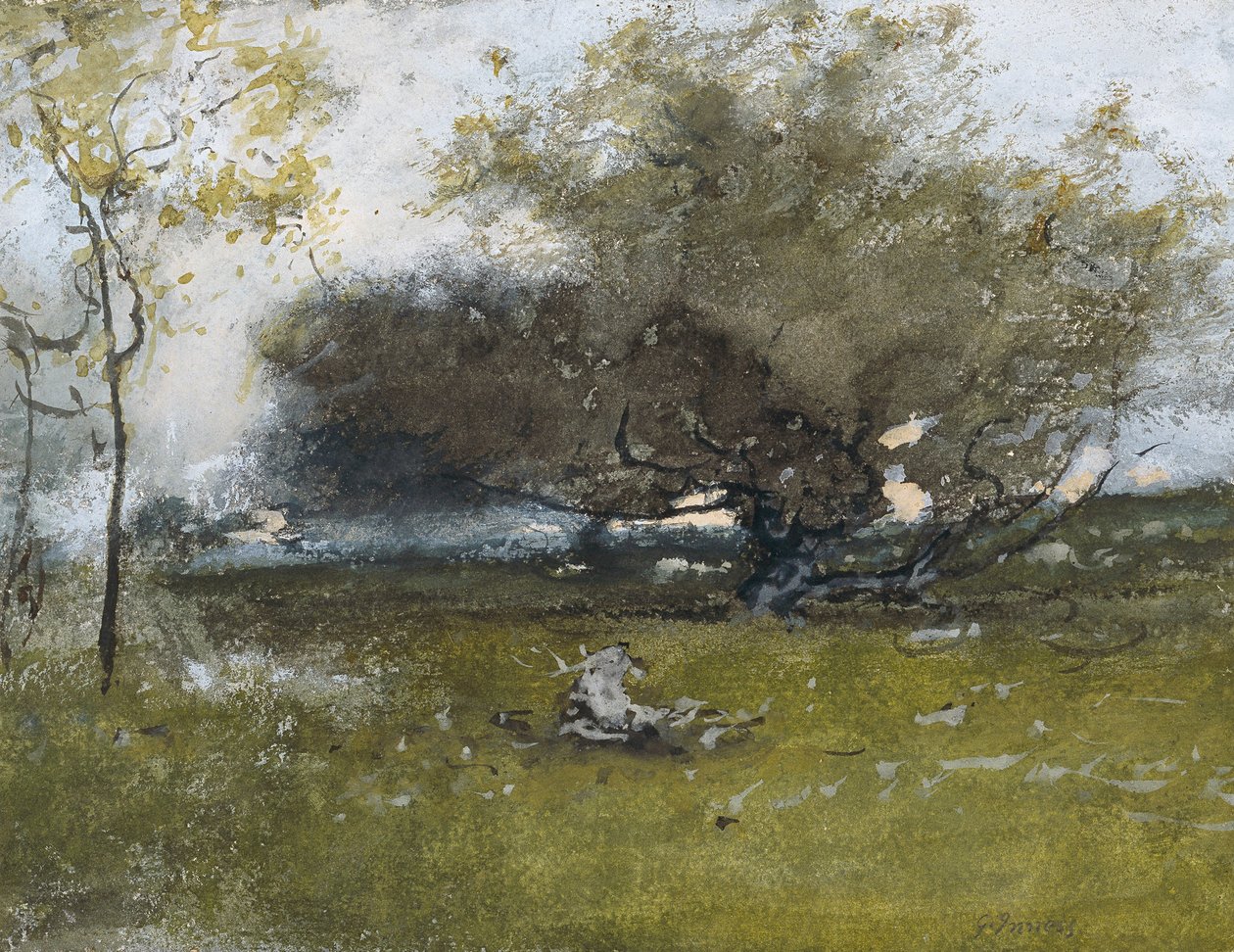 Staré jabloně  od George Inness