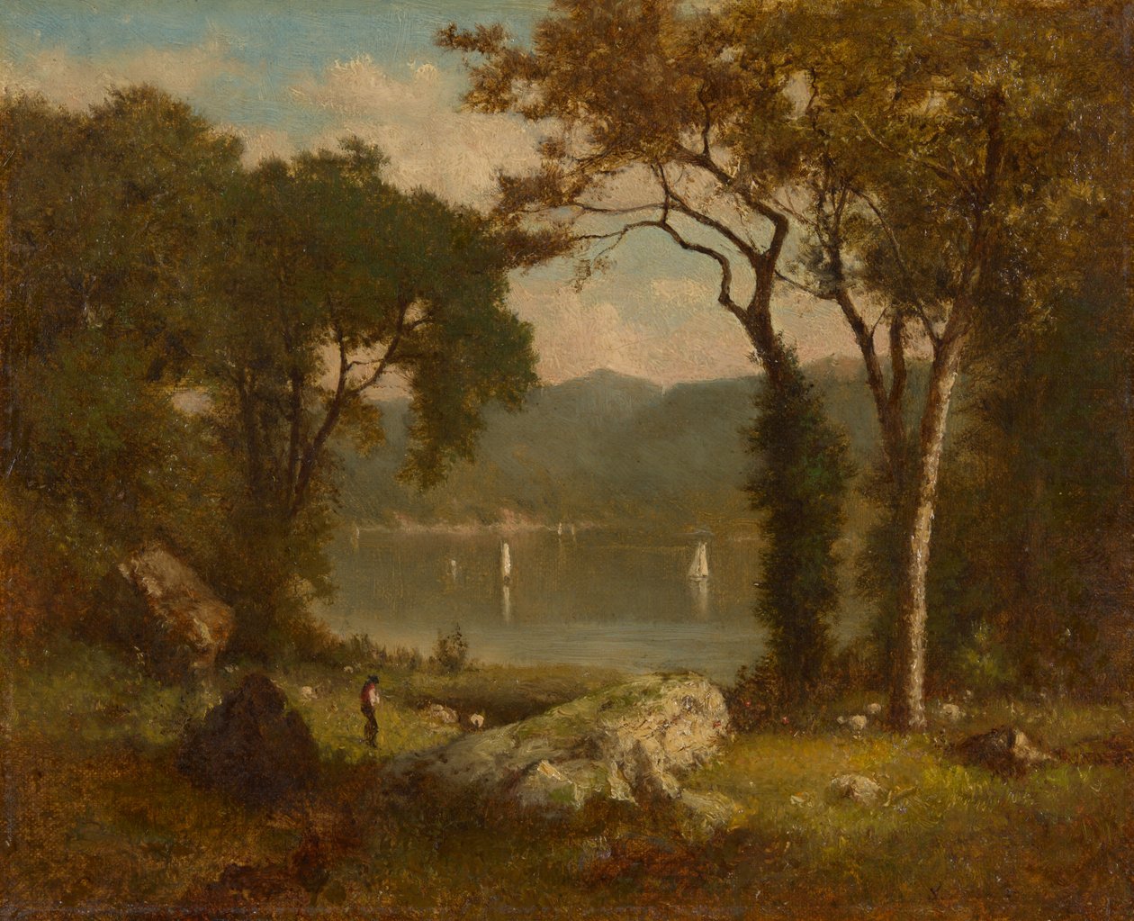Romantická krajina od George Inness