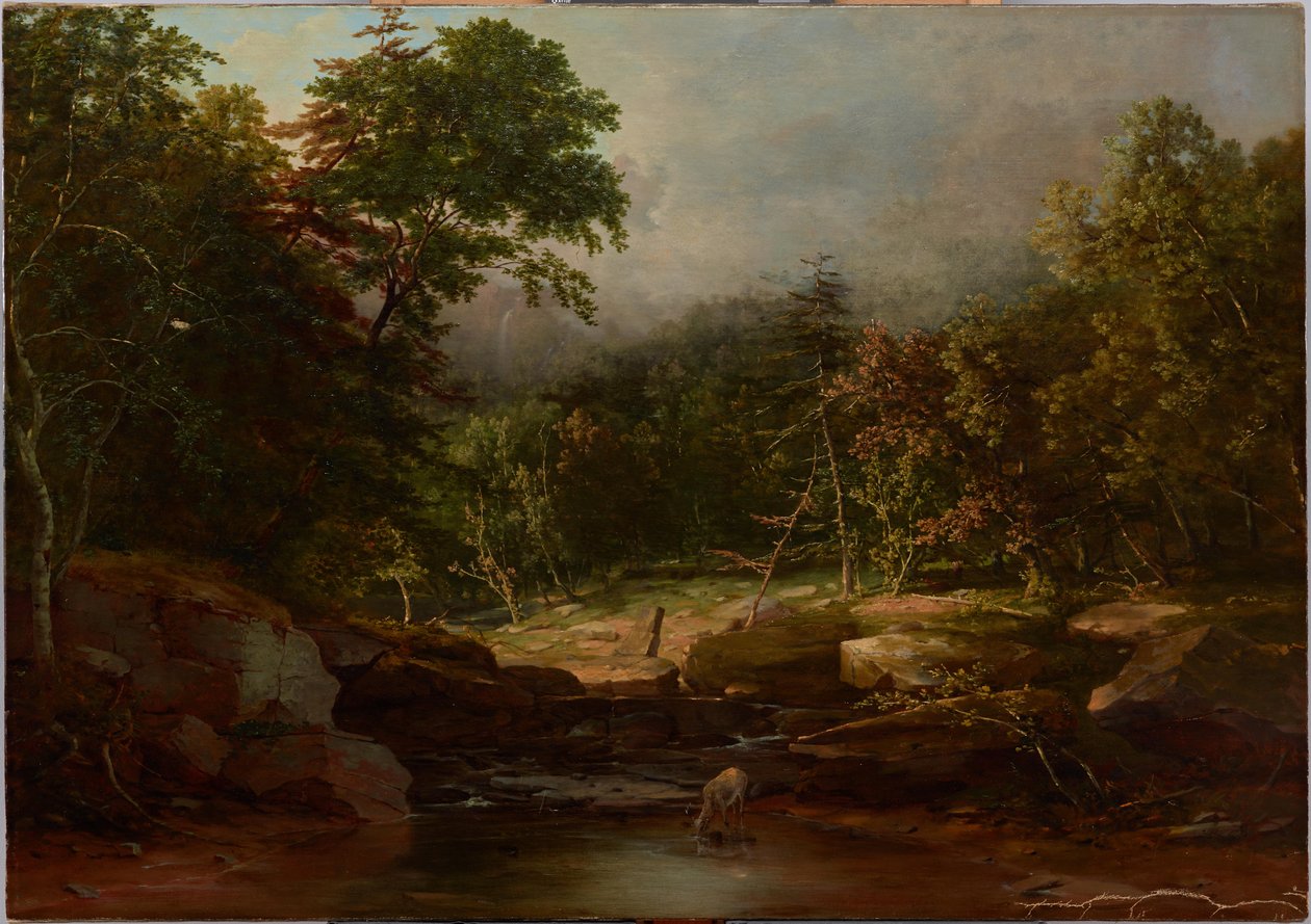 Potok v horách od George Inness