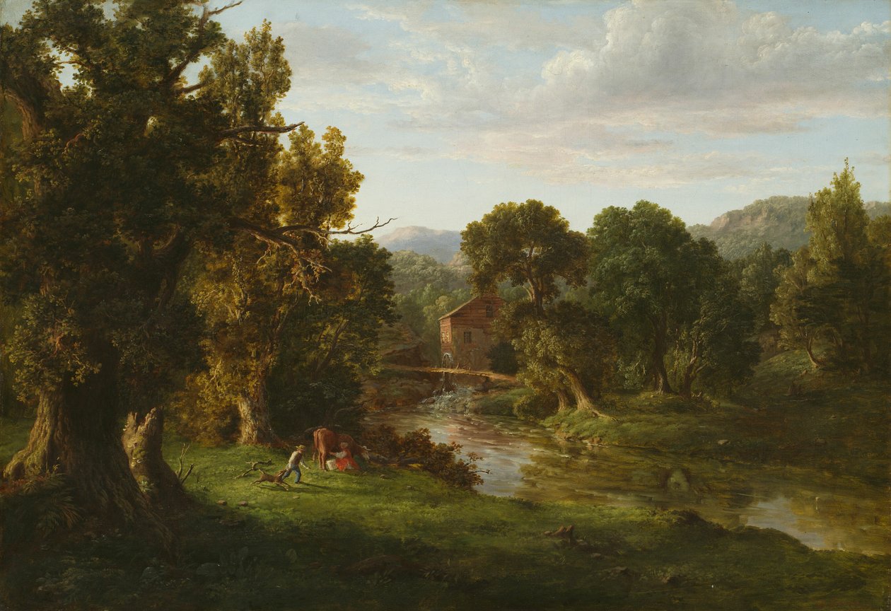Starý mlýn od George Inness