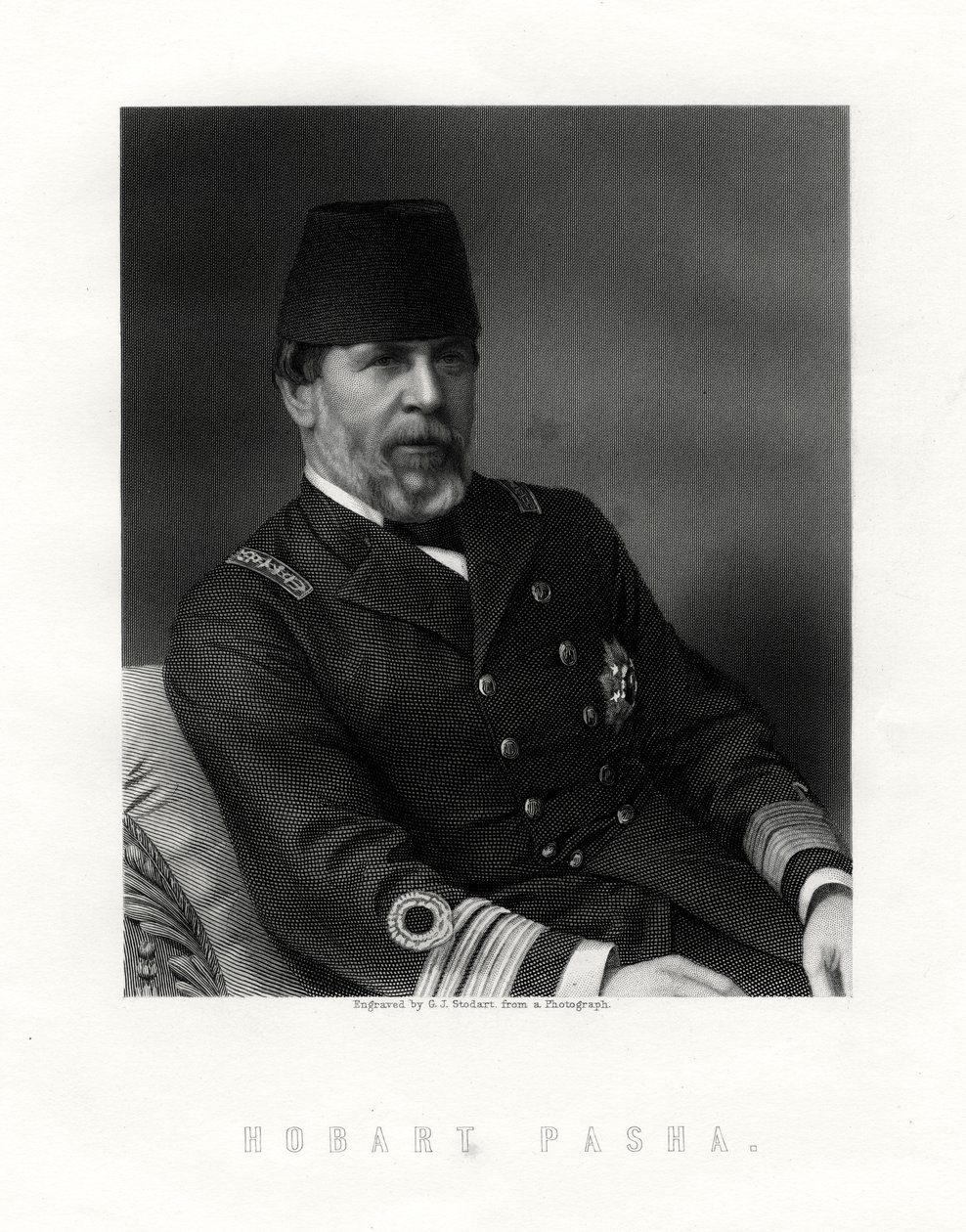 Augustus Charles Hobart-Hampden, 1822-1886, anglický námořní kapitán od George J. Stodart