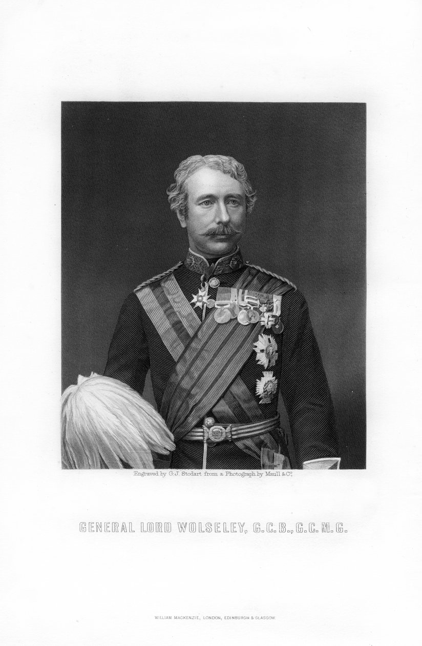 Garnet Joseph Wolseley, 1. vikomt Wolseley, britský polní maršál, 1893. od George J. Stodart
