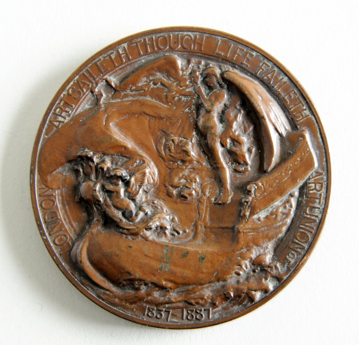 Medaile k připomenutí zlatého jubilea královny Viktorie od George James Frampton