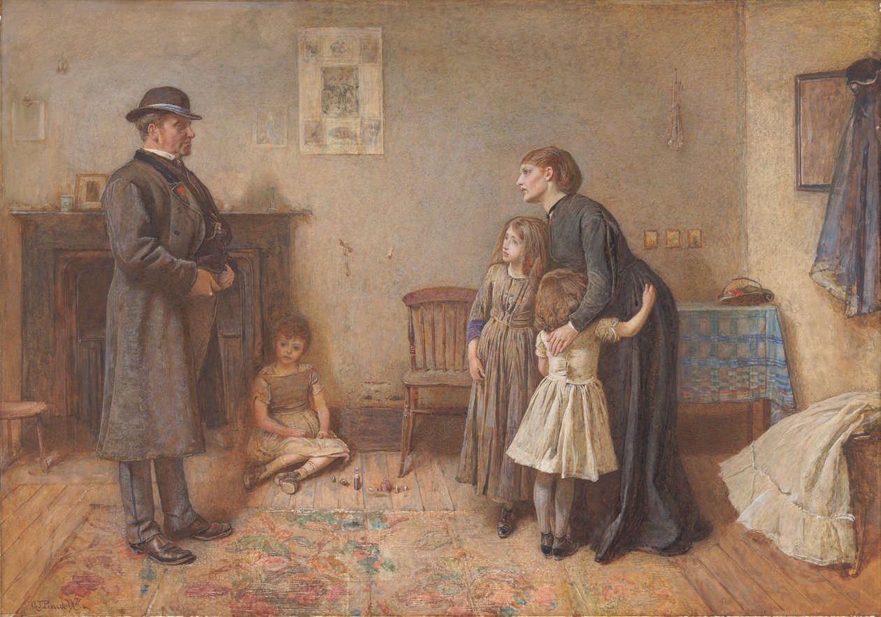 Pronajímatel a nájemce od George John Pinwell
