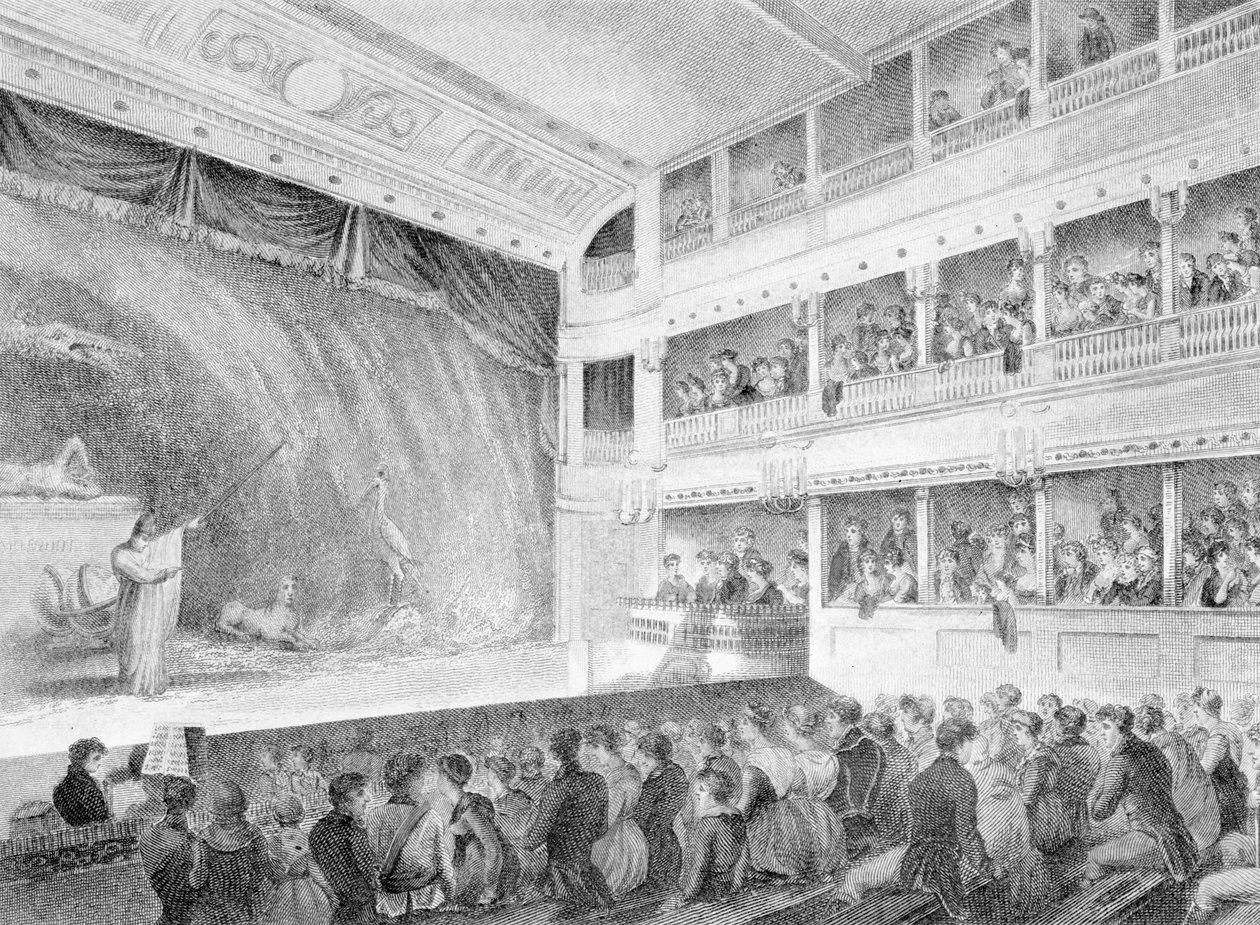 Interiér Malého divadla na Haymarketu v Londýně, 1815 od George Jones